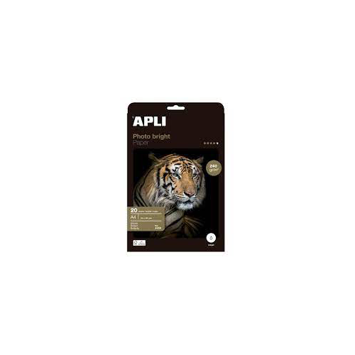 Papier photo bright pro 240gr A4 20f.APLI