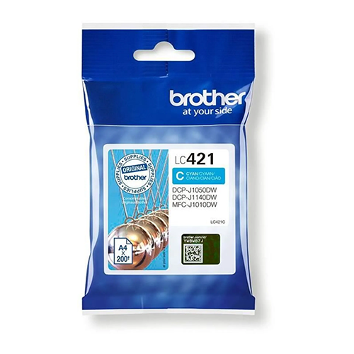 Brother LC421 Cartouche d'encre cyan d'origine - LC421C