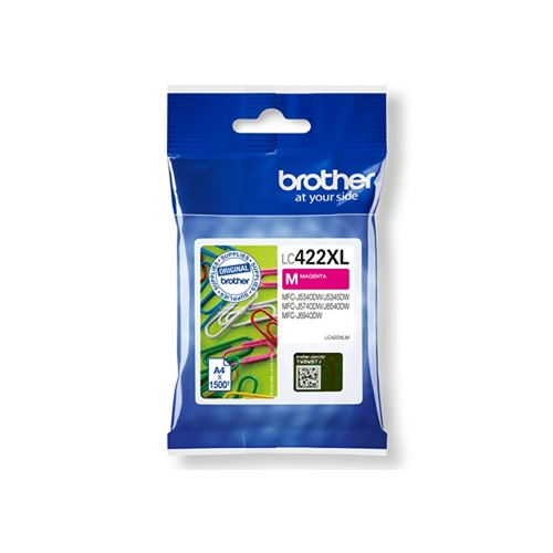 BROTHER Cartouche Jet d'encre magenta XL LC422XLM