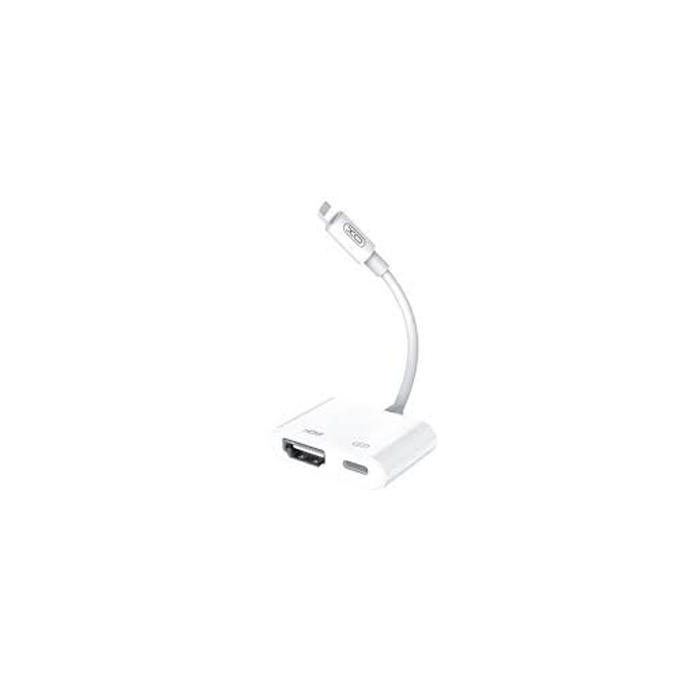 XO Hub Lightning avec 1x HDMI et 1x USB-C
