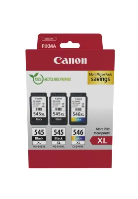 Multipack cartouches d'encre à haut rendement Canon PG-545XL x2 15ml /CL-546XL