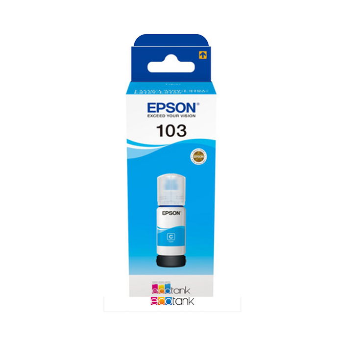 Bouteille d'encre originale cyan Epson 103 - C13T00S24A10