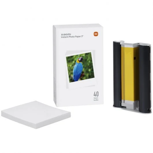 Papier photo instantané Xiaomi Papier photo 3" pour imprimante Xiaomi Instant Ph