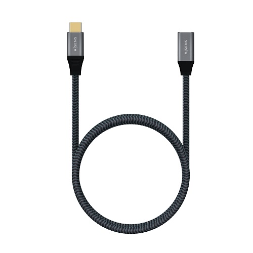 Câble Aluminium Aisens USB 3.2 GEN2x2 20GBPS 5A 100W - TYPEUSB-C/M-USB-C/H - 1.0