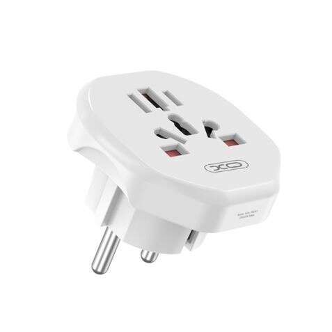 Prise Murale Universelle XO - Protection Enfant - 250V - 10Amp - 2500W – 58.2x55