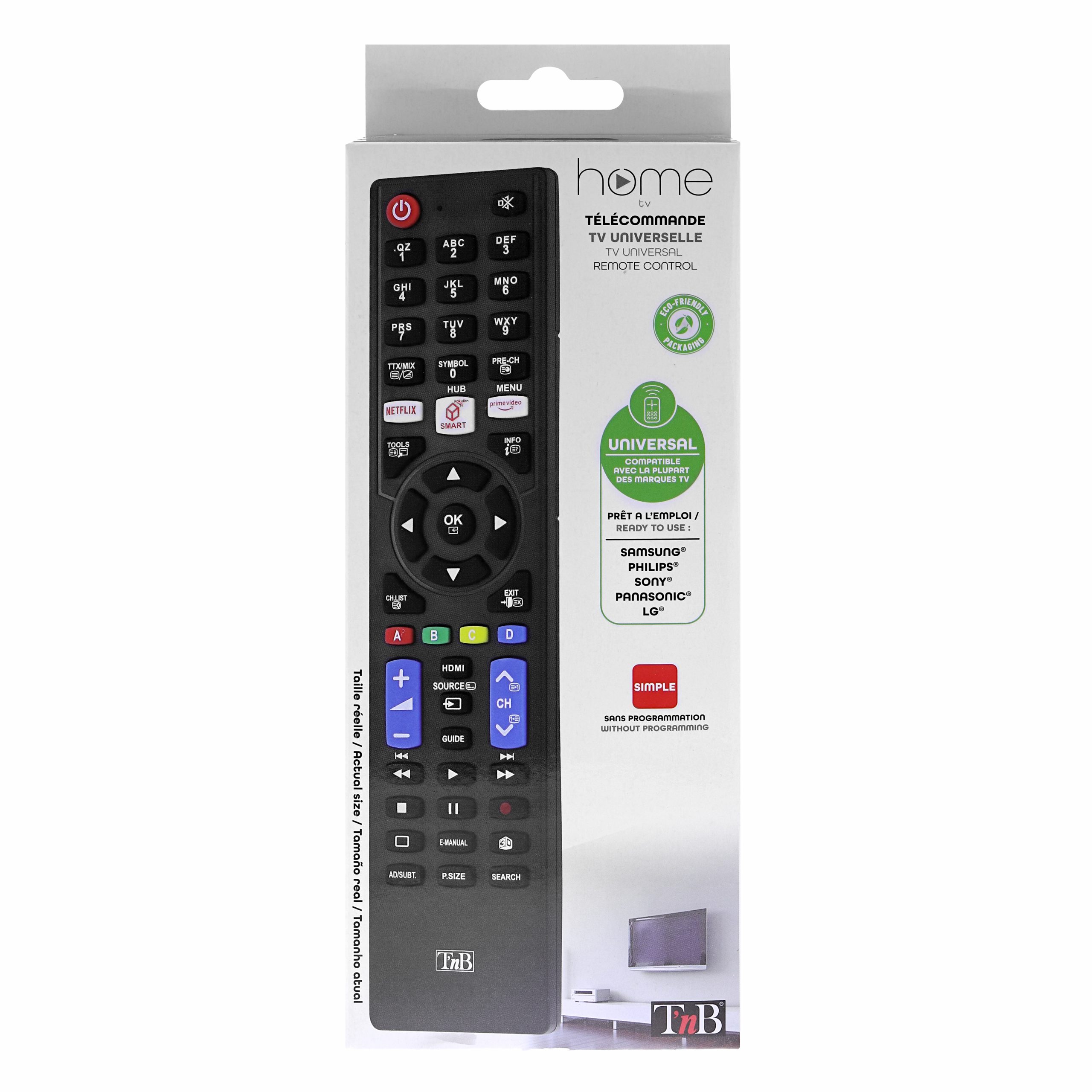TNB Télécommande universelle pré-programmée