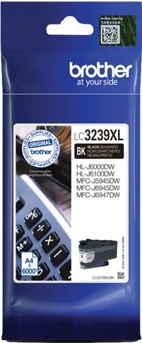 BROTHER Cartouche Jet noir 6000pages haute capacité LC3239BK