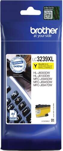 BRO Cartouche Jet Jaune 5000pages haute capacité LC3239Y