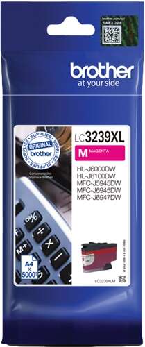 BROTHER Cartouche Jet Magenta 5000pages haute capacité LC3239M