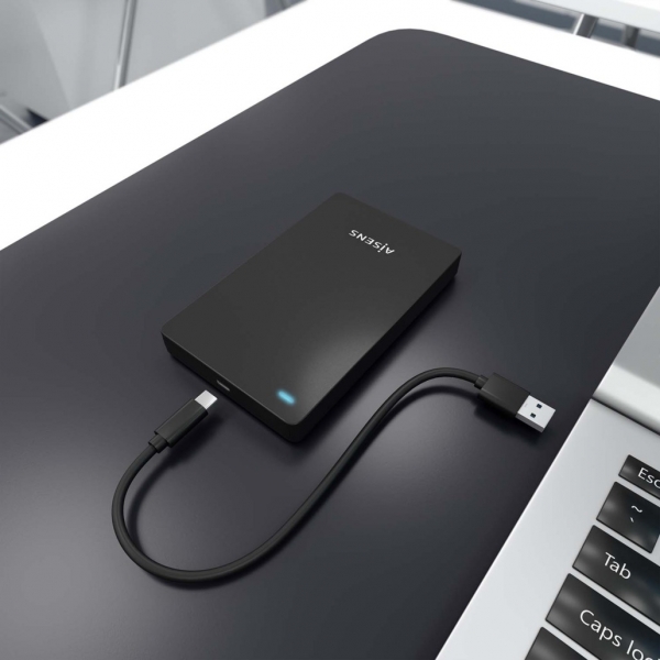 Boîtier externe pour disques durs modèle Aisens - Installation sans outil - Plug