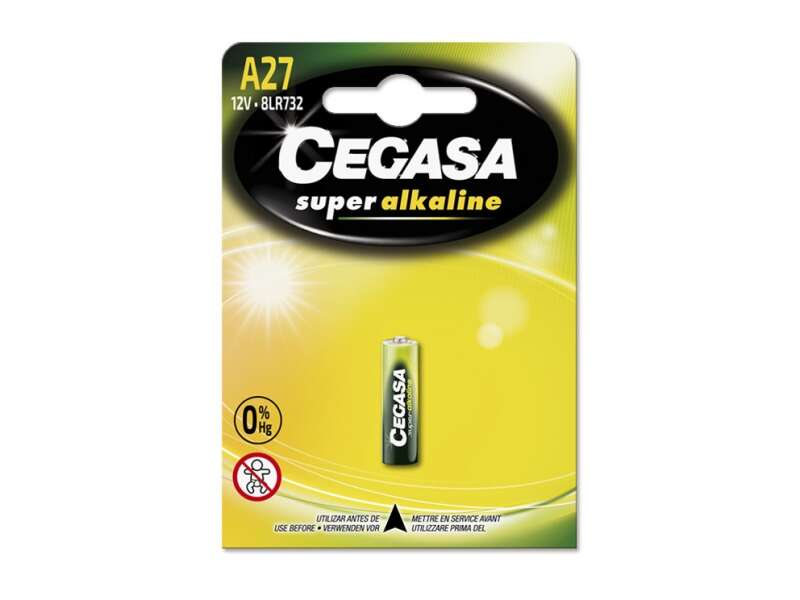 Cegasa A27 1 pile alcaline A27 12 V - Haute technologie - Fiabilité Hautes perf