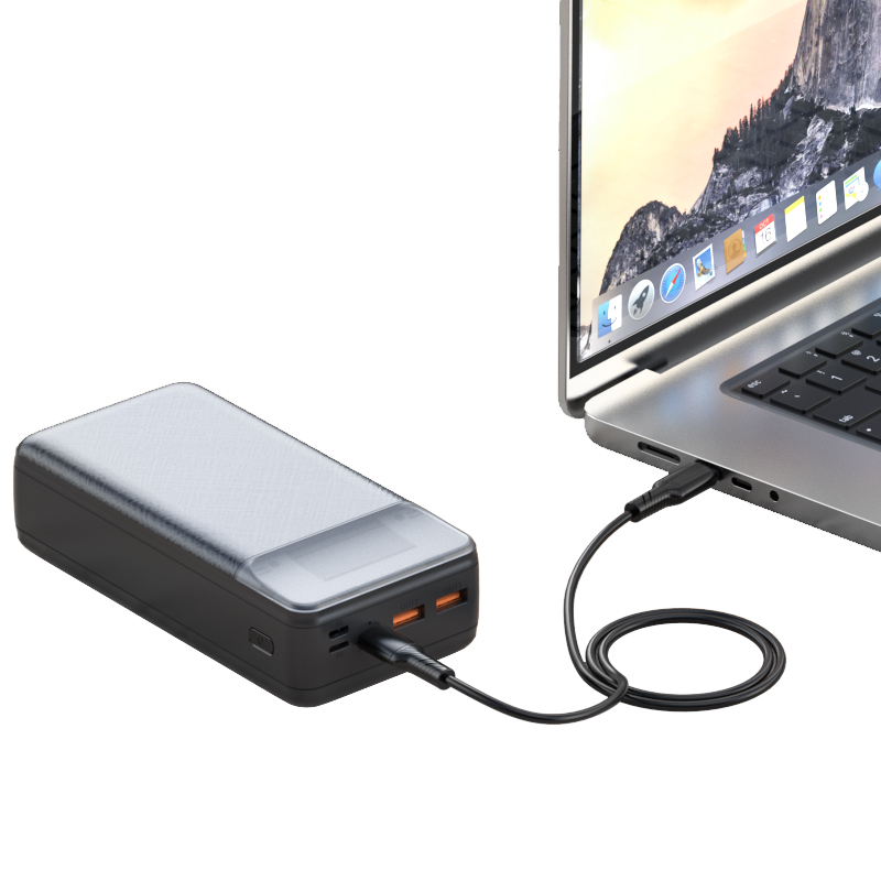 XO laptop power bank PR201 65W 30000mAh black